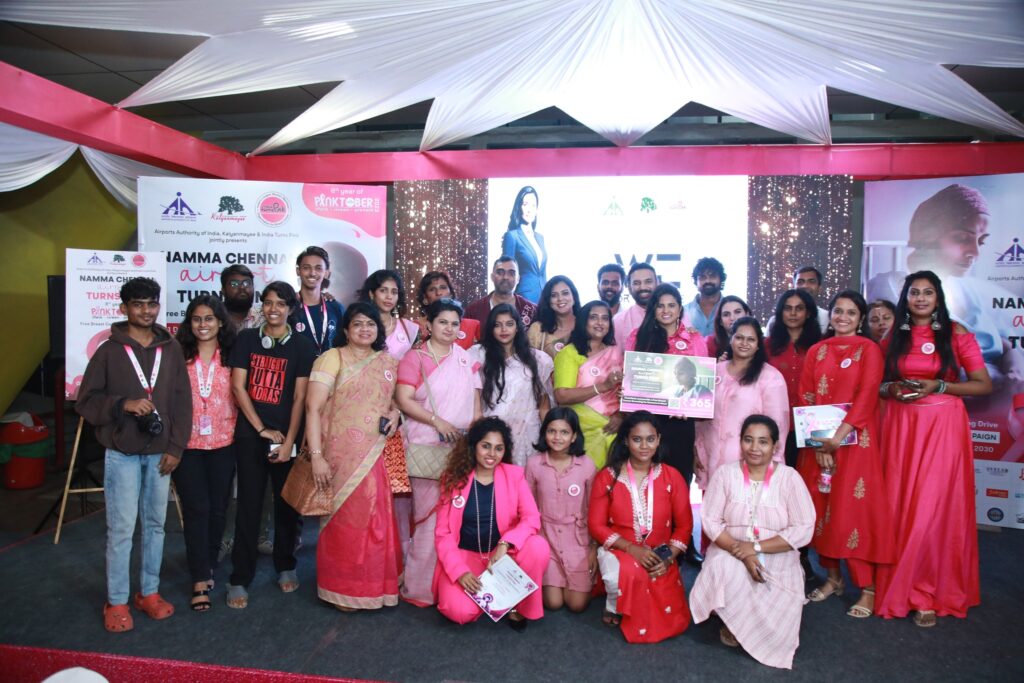 ITP WE for a Cause Program PINKTOBER 2023 at Namma Chennai Airport