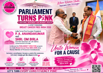 India Turns Pink – Parliament Turns Pink
