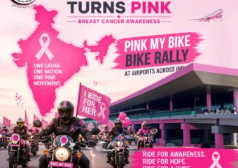 India Turns Pink conducting Kashmir to Kaniyakumari Breast Cancer Screening mobile unit rally